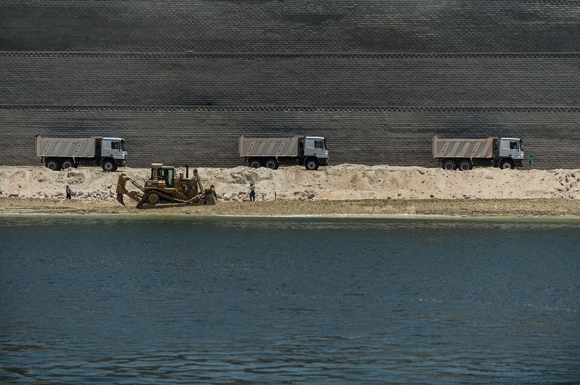 Dredged material
