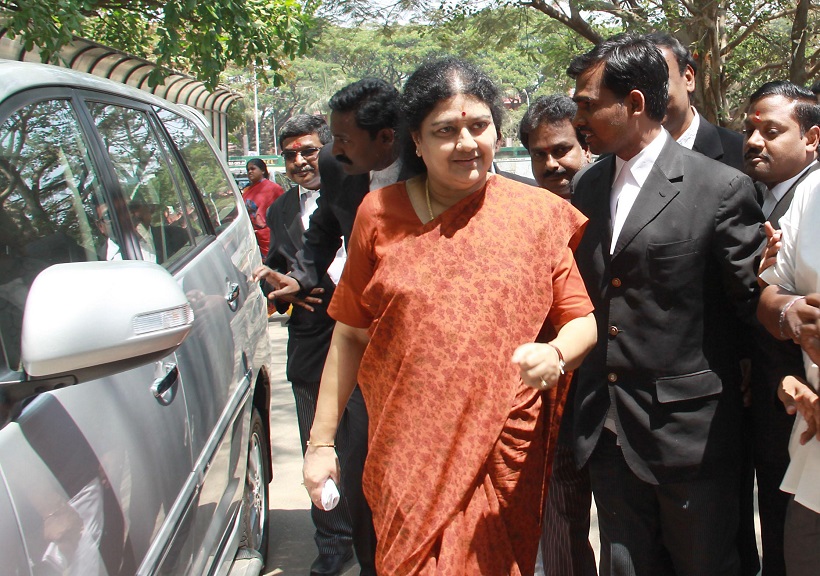 Tamil Nadu Chief Minister J Jayalalithaa's friend Sasikala Natarajan