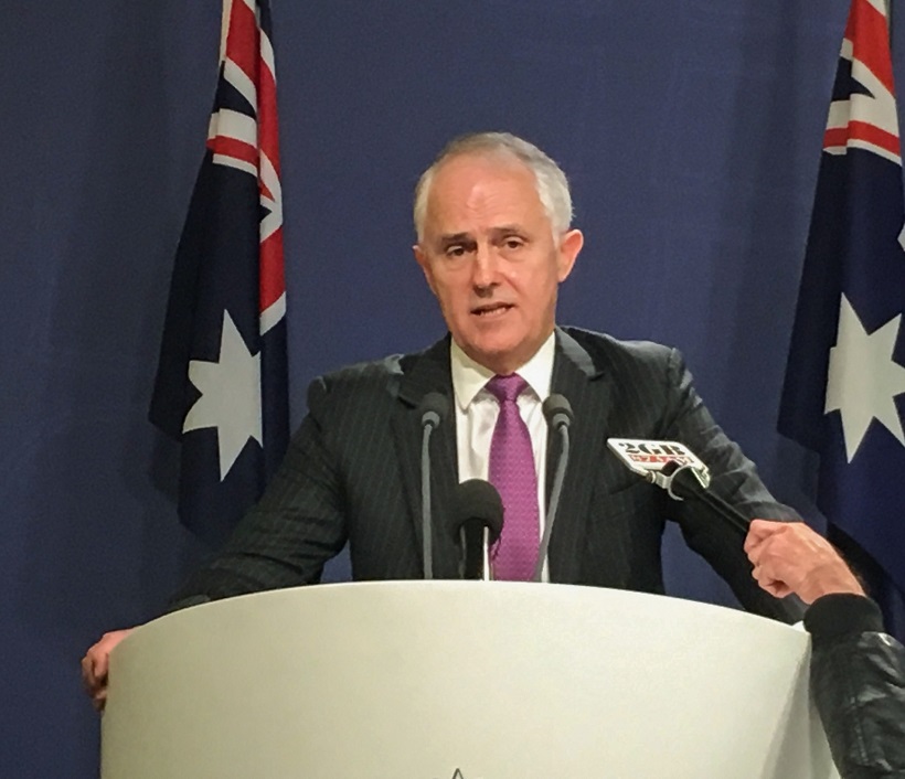 Australian PM Malcolm Turnbull