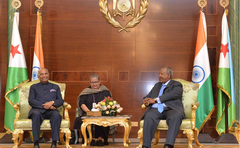 Ram Nath Kovind & Omar Guelleh